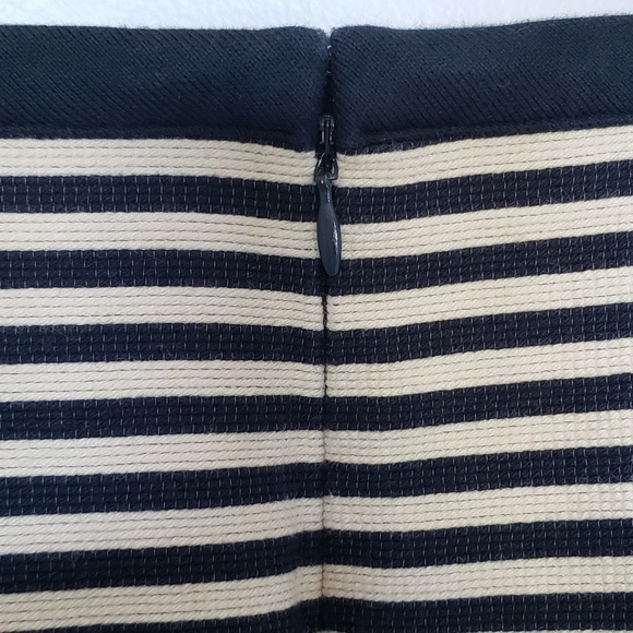 Loft navy white stripe pencil skirt - Picture 3 of 7